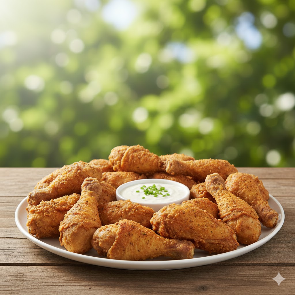 Porção de Frango Frito
